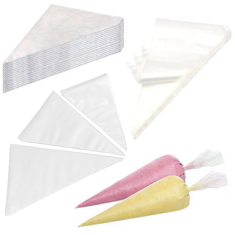 Piping Bag Disposable - Pacote com 50 Unidades de Sacos