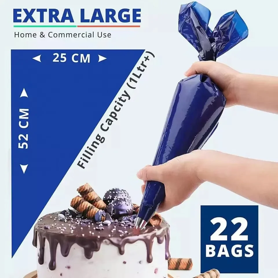 Piping Bag Disposable - 21 Polegada saco de tubulação descartável