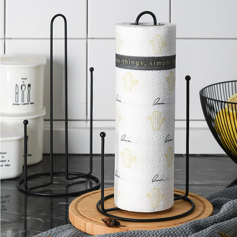 Kitchen Baking Paper Holder - 1pc ferro vertical suporte de toalha