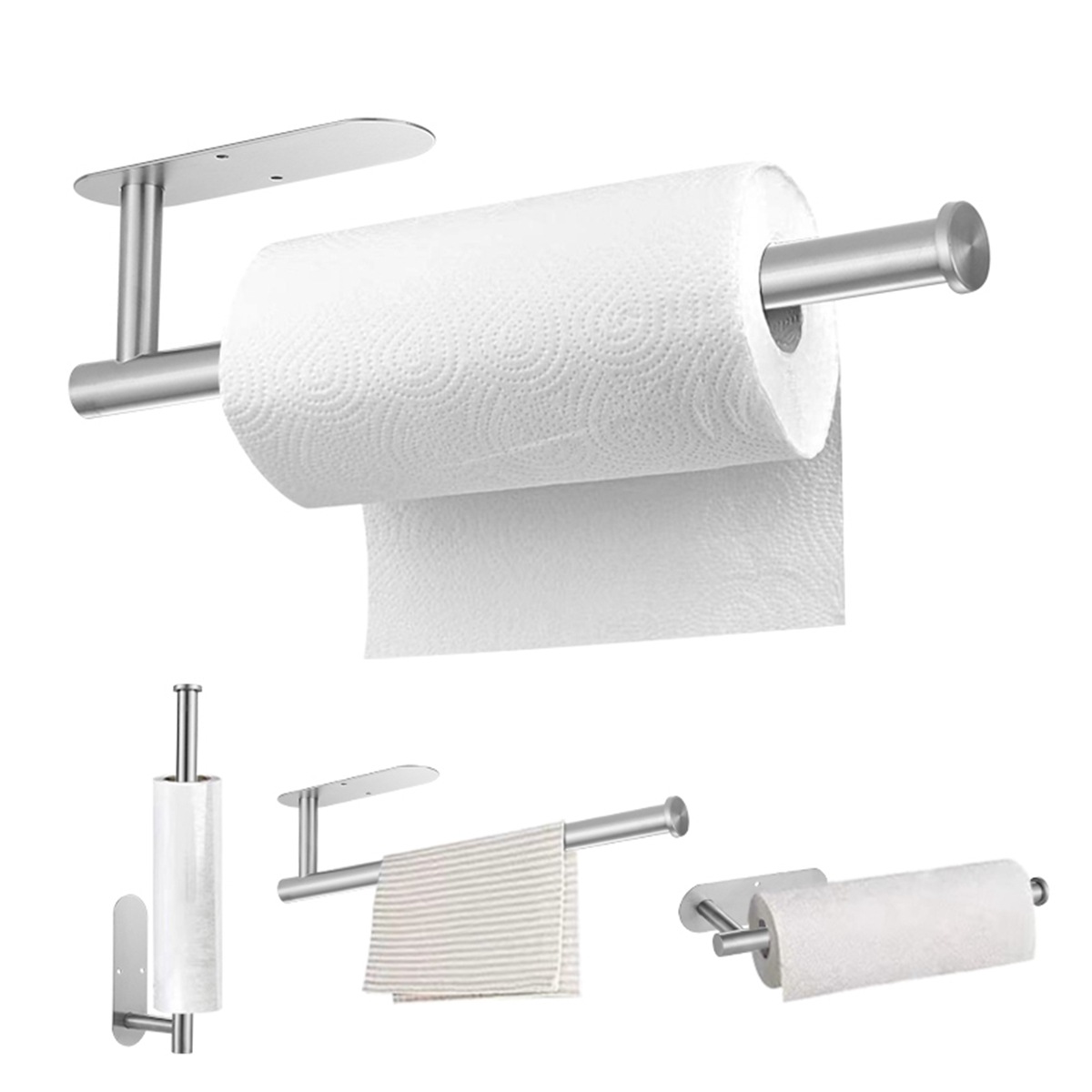 Kitchen Baking Paper Holder - Suporte adesivo de papel higiênico, suporte