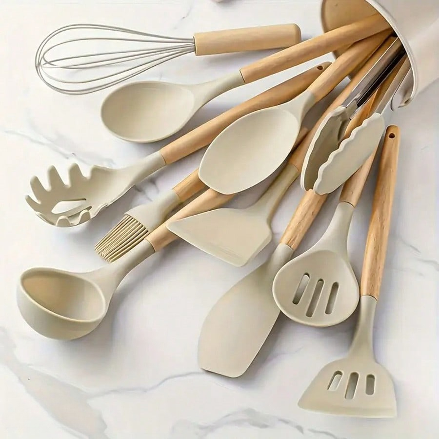 Kitchen Baking Essentials - Conjunto de 12 Utensílios de Cozinha
