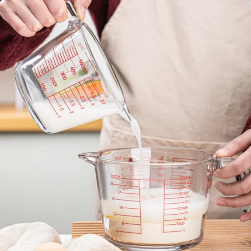 Kitchen Baking Essentials - Copo de medição de vidro de