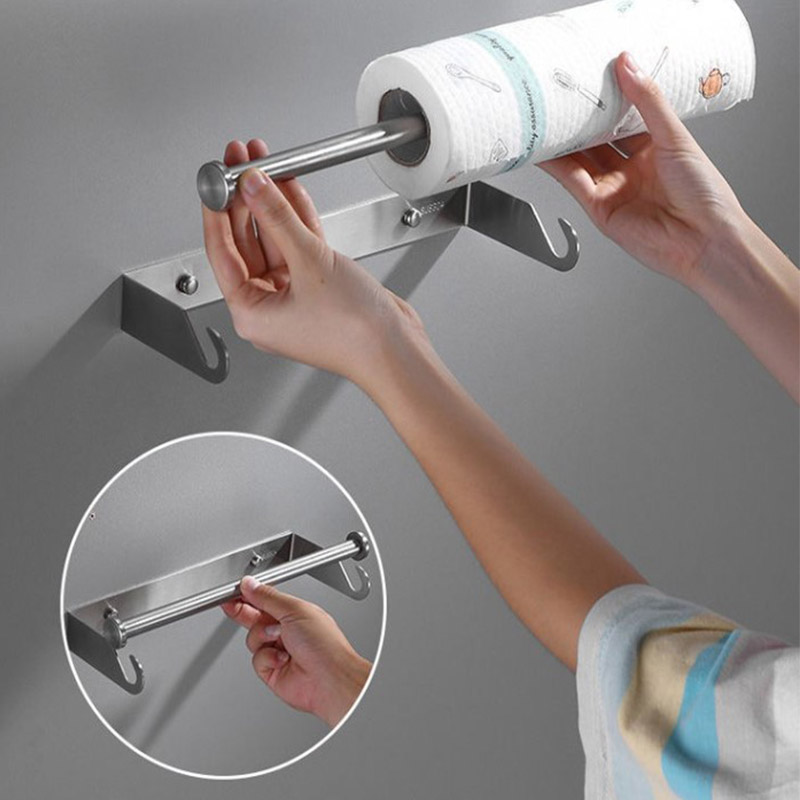Kitchen Baking Paper Holder - Suporte de Papel Toalha de Aço