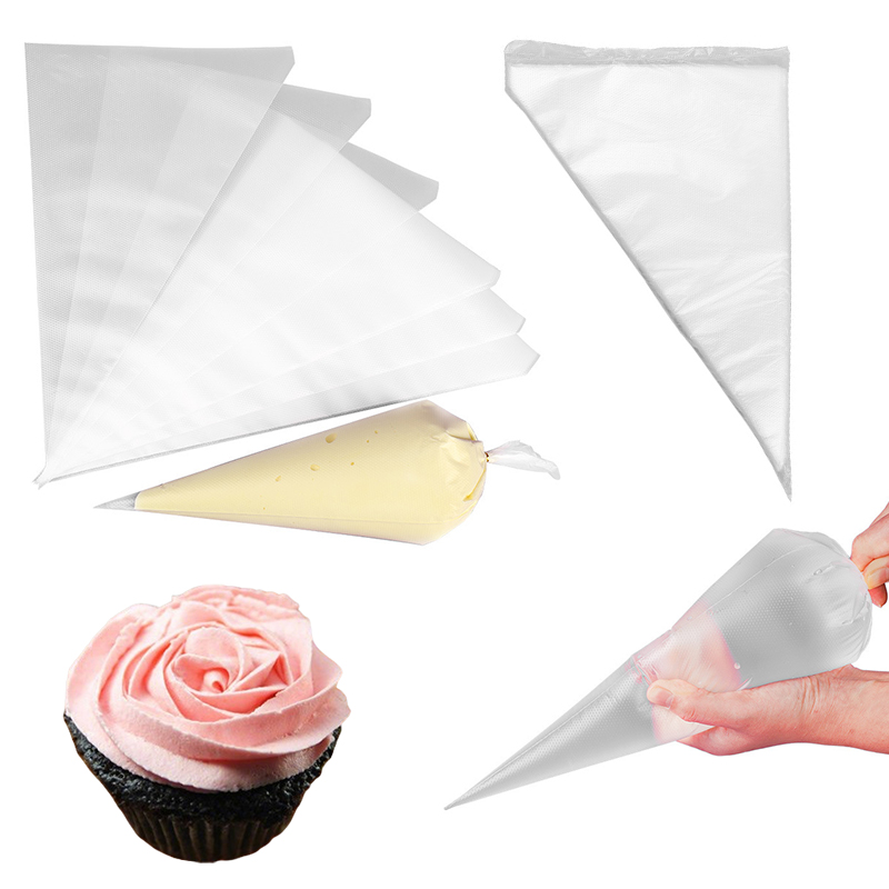 Piping Bag Disposable - Conjunto de 20 Peças de Mangas