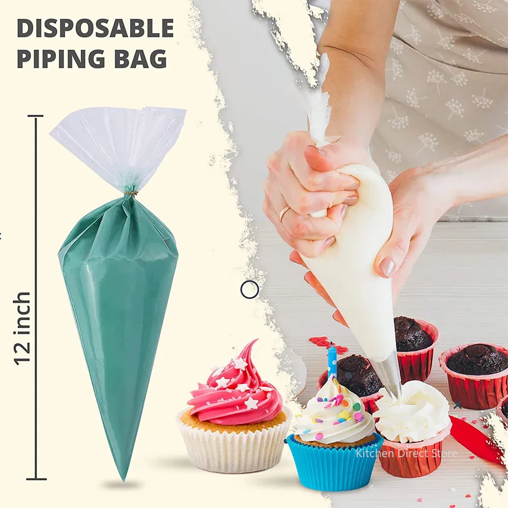 20/50/100 pces sacos descartáv - Piping Bag Disposable avaliação e preço