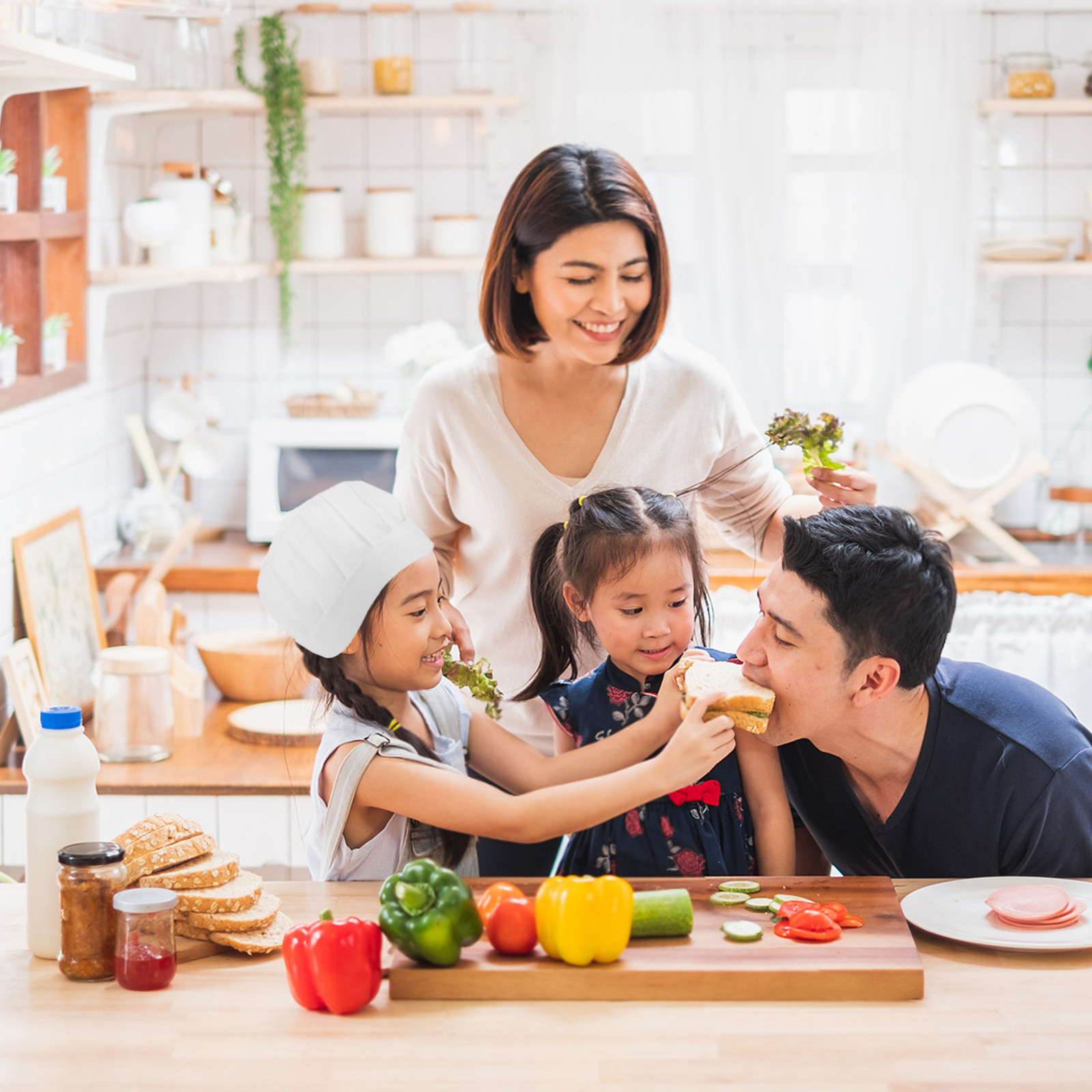 15 Peças de Toucas de Chef Des - Kitchen Baking avaliação e preço
