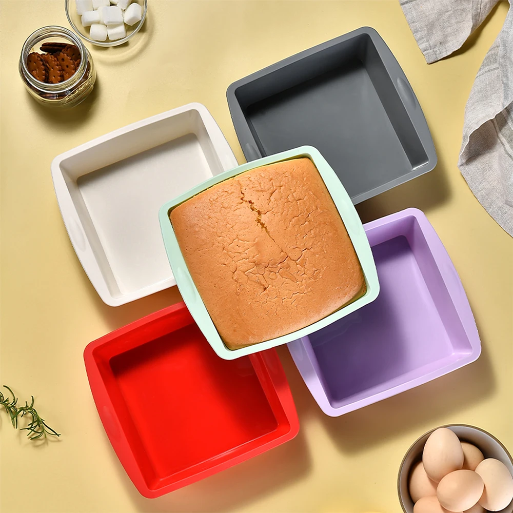 Molde de bolo quadrado de sili - Kitchen Baking Store avaliação e preço