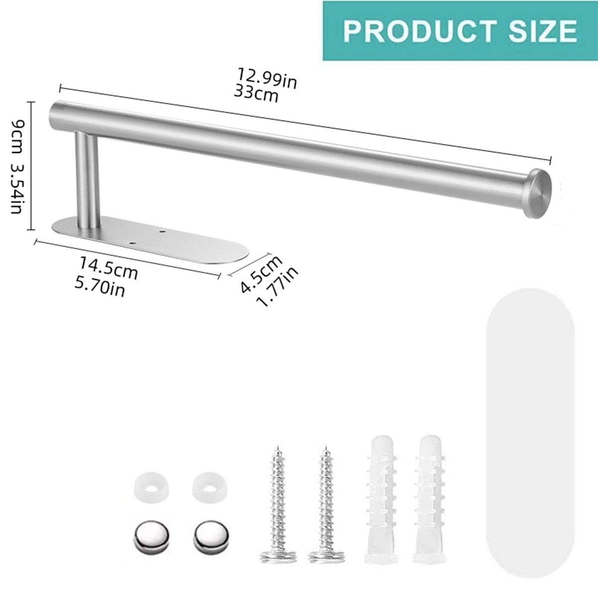 Suporte adesivo de papel higiê - Kitchen Baking Paper Holder avaliação e preço