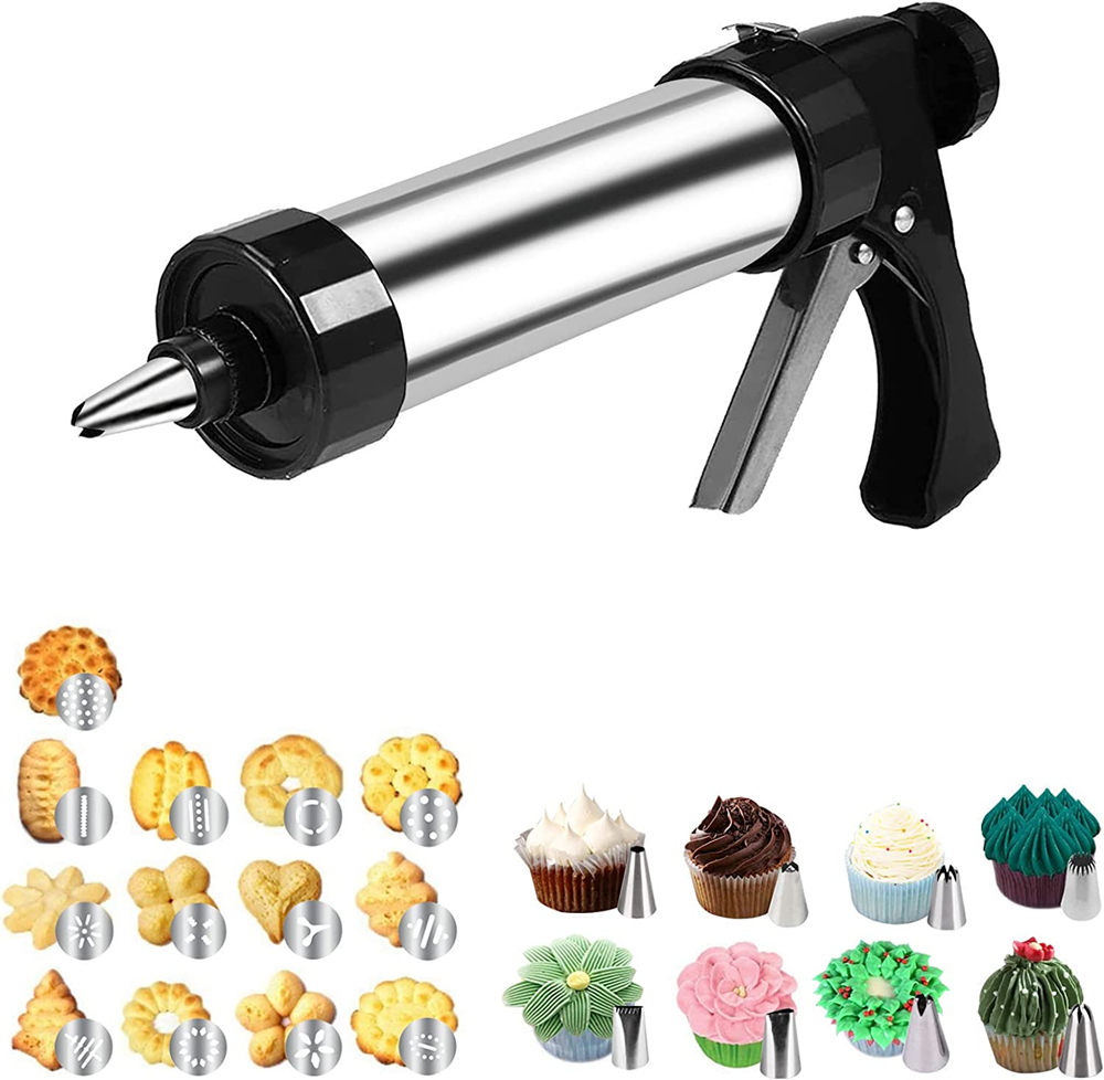 LMETJMA Kit de prensa de bisco - Piping Bag Disposable avaliação e preço