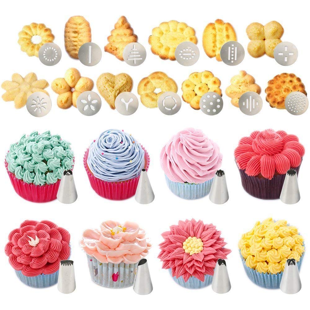 LMETJMA Kit de prensa de bisco - Piping Bag Disposable avaliação e preço