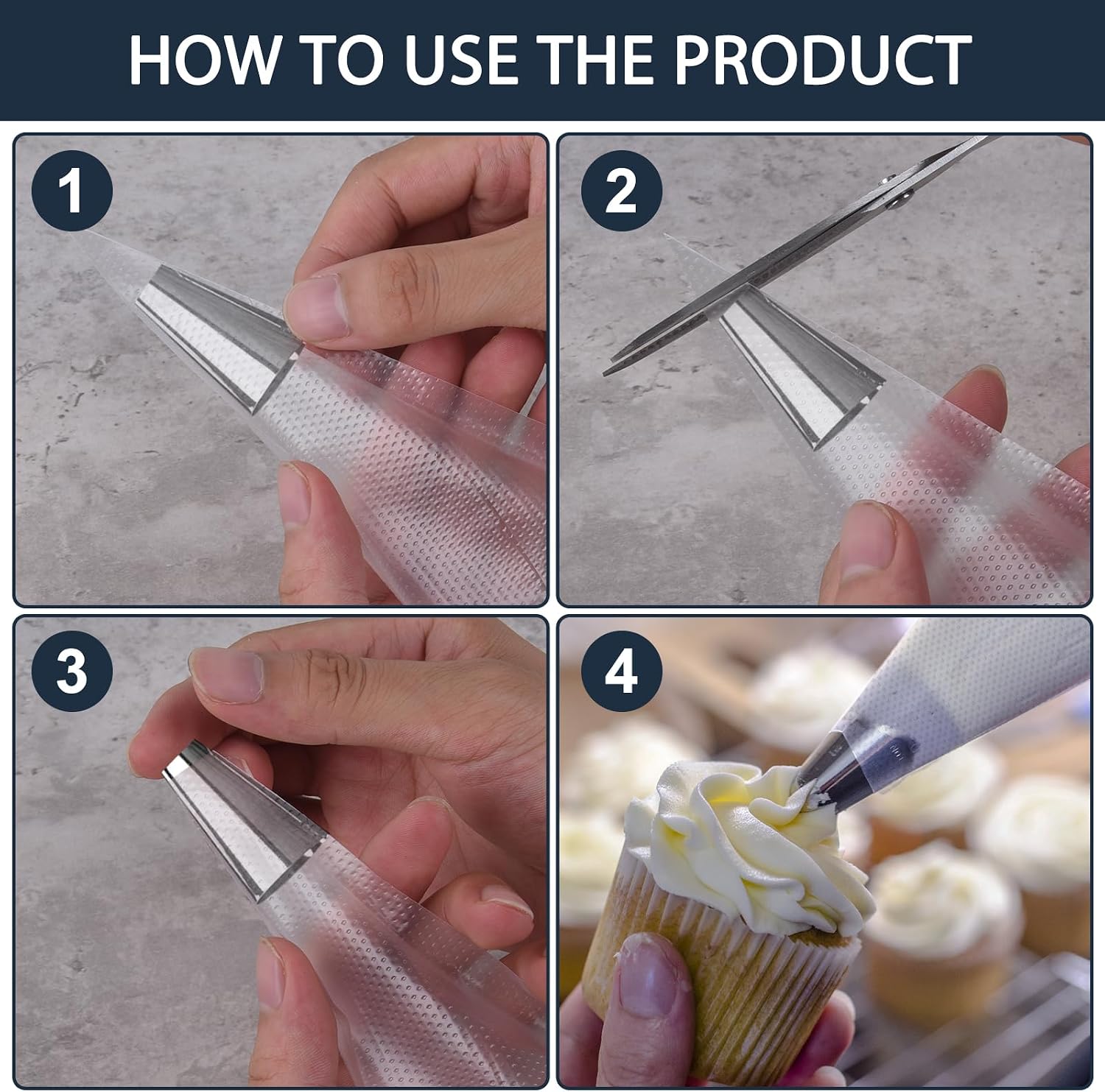 100 Sacos Descartáveis para Co - Piping Bag Disposable avaliação e preço