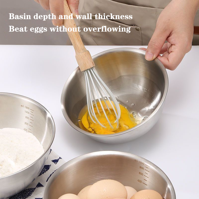 Conjunto de tigelas de aço ino - Kitchen Baking Essentials avaliação e preço