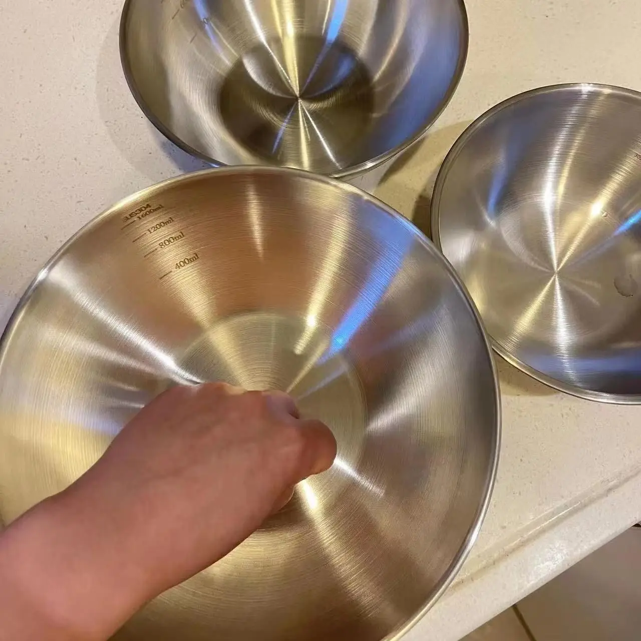 Conjunto de Tigelas de Aço Ino - Kitchen Baking Essentials avaliação e preço