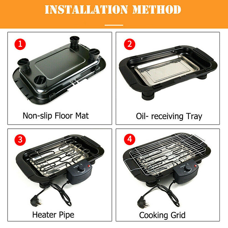 Grelha doméstica sem fumaça, 2 - Kitchen Baking Tray Organiser avaliação e preço