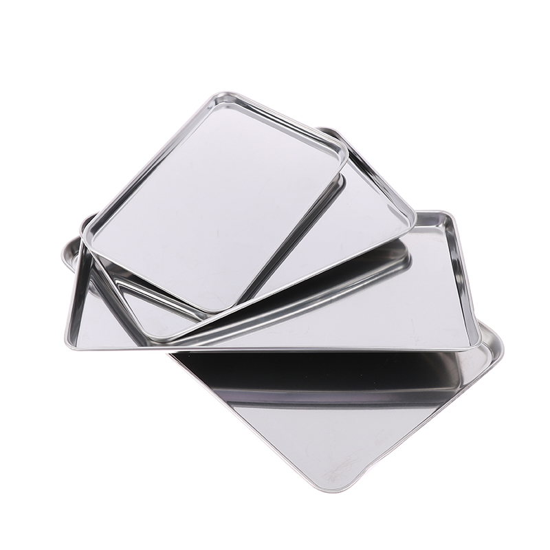 Placa retangular de aço inoxid - Kitchen Baking Tray Organiser avaliação e preço