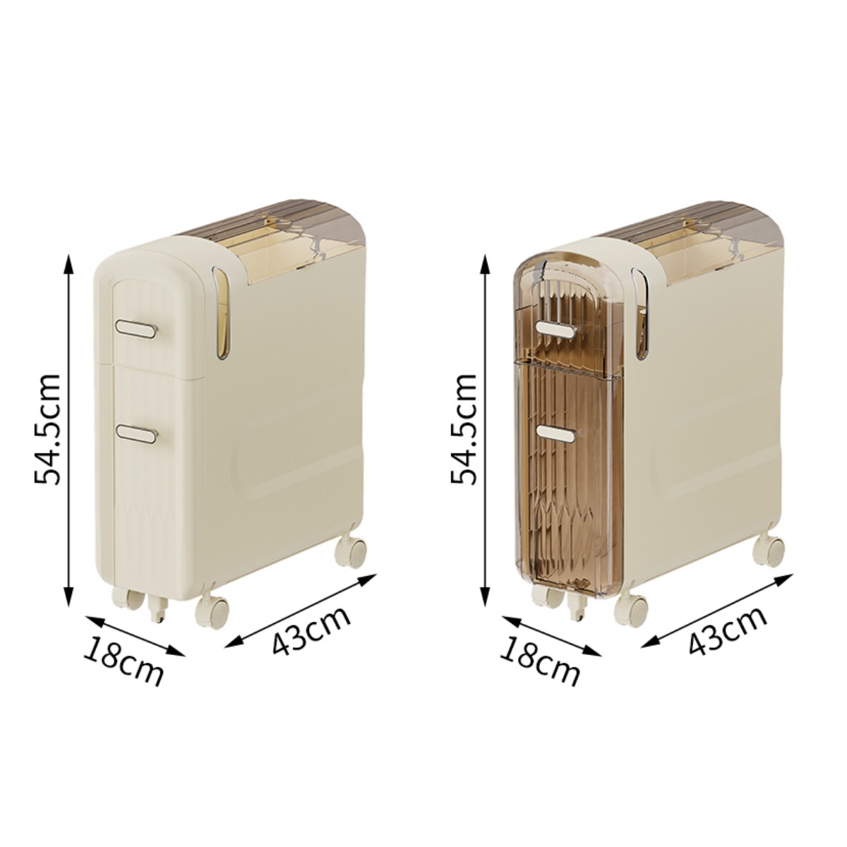 Armário de rolamento fino de 4 - Kitchen Baking Paper Holder avaliação e preço