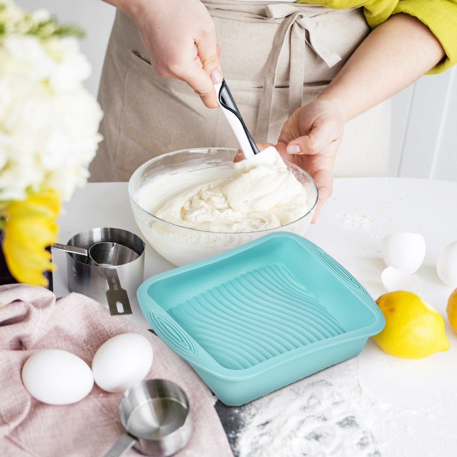 Forma de Silicone para Assar,  - Kitchen Baking Tins avaliação e preço